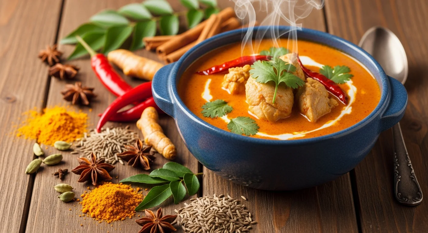 Kako napraviti kokošju juhu s karijem | Kako napraviti pikantnu kokošiju juhu