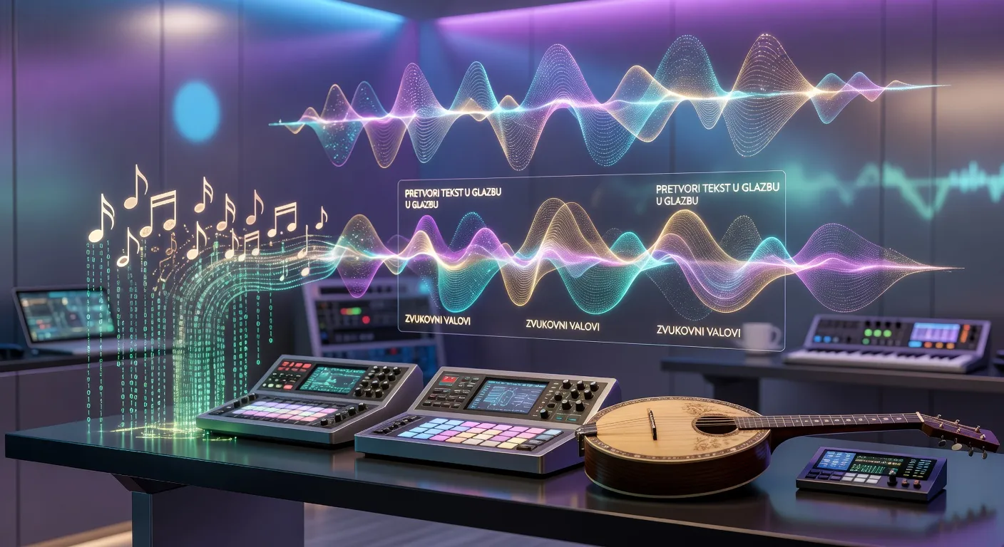 Kako AI stvara originalnu glazbu i pjesme iz teksta u 2026. godini
