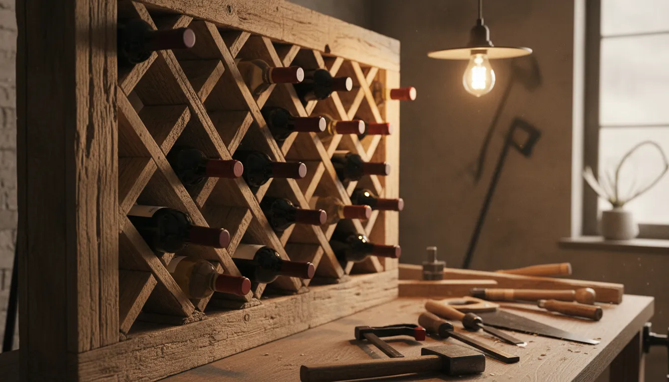 Kako izraditi stalak za vino od starih dasaka — Kompletni vodič za početnike