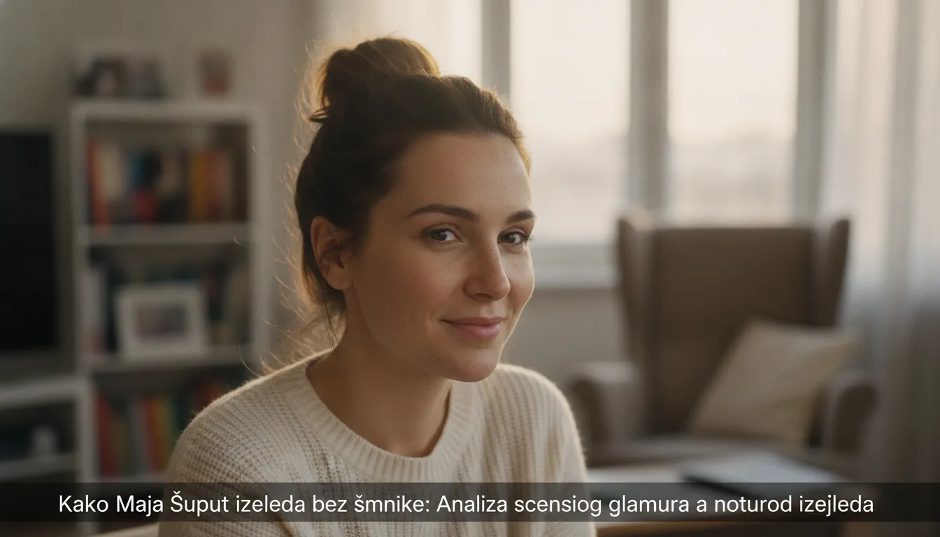 Kako Maja Šuput izgleda bez šminke: Analiza scenskog glamura i prirodnog izgleda