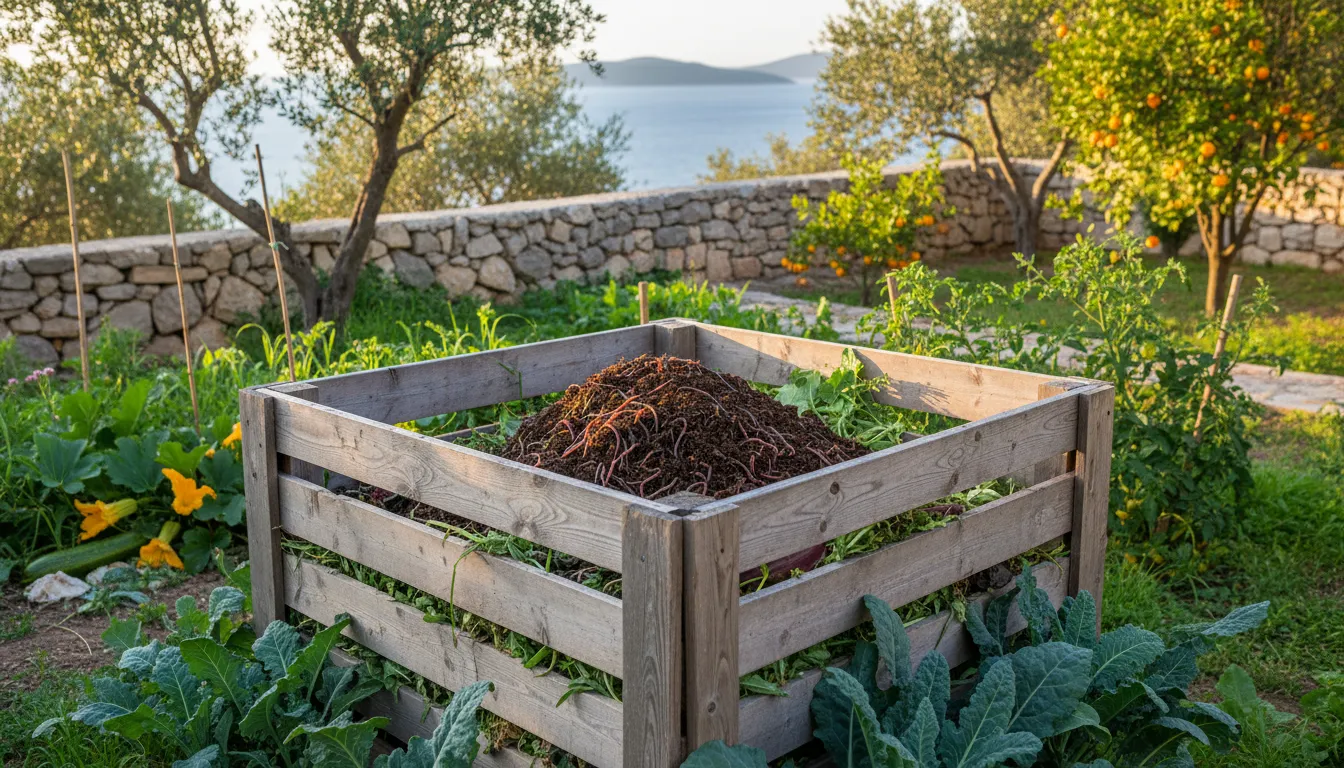 Kako napraviti drveni komposter za vrtni otpad — detaljni vodič