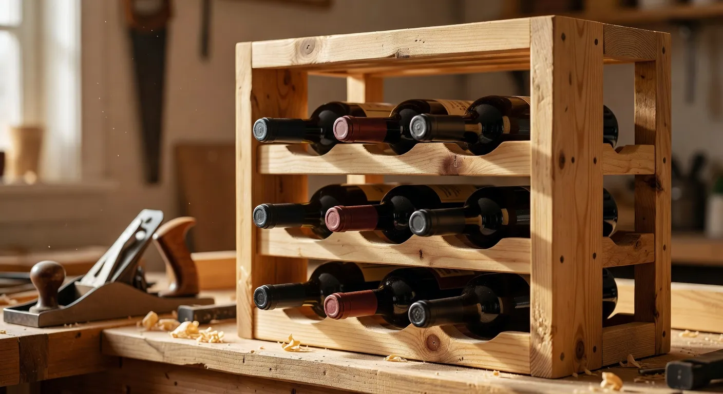 Kako napraviti jednostavan drveni stalak za vino: Vodič za DIY projekt