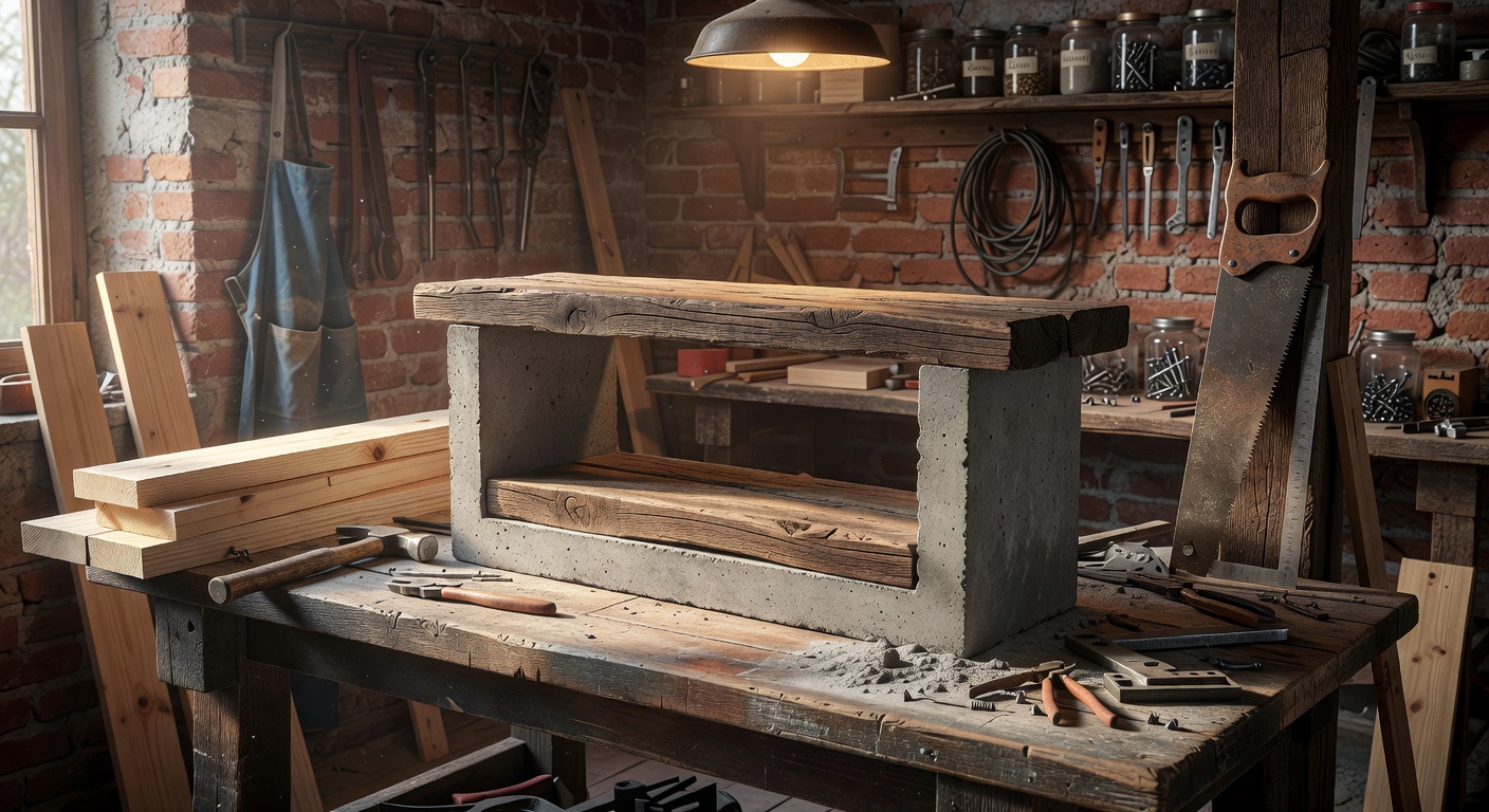 Kako napraviti policu od betona i drveta: Vodič za DIY entuzijaste