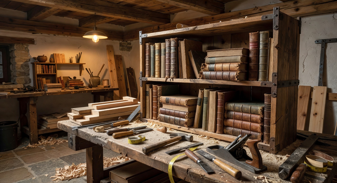 Kako napraviti policu od starih knjiga: Sigurnost i dekoracija u hrvatskom domu