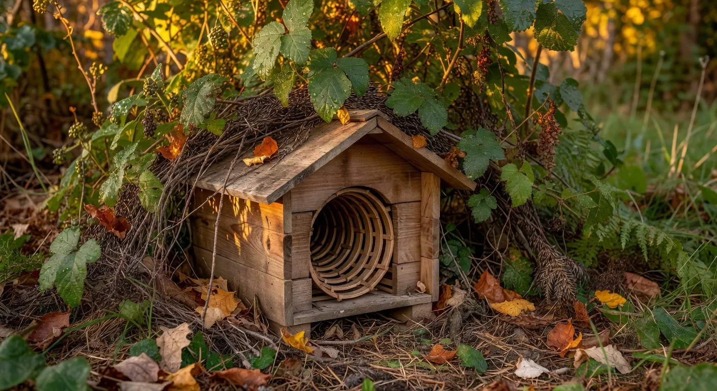 Kako napraviti sigurno sklonište za ježeve u vrtu — vodič za 2026.