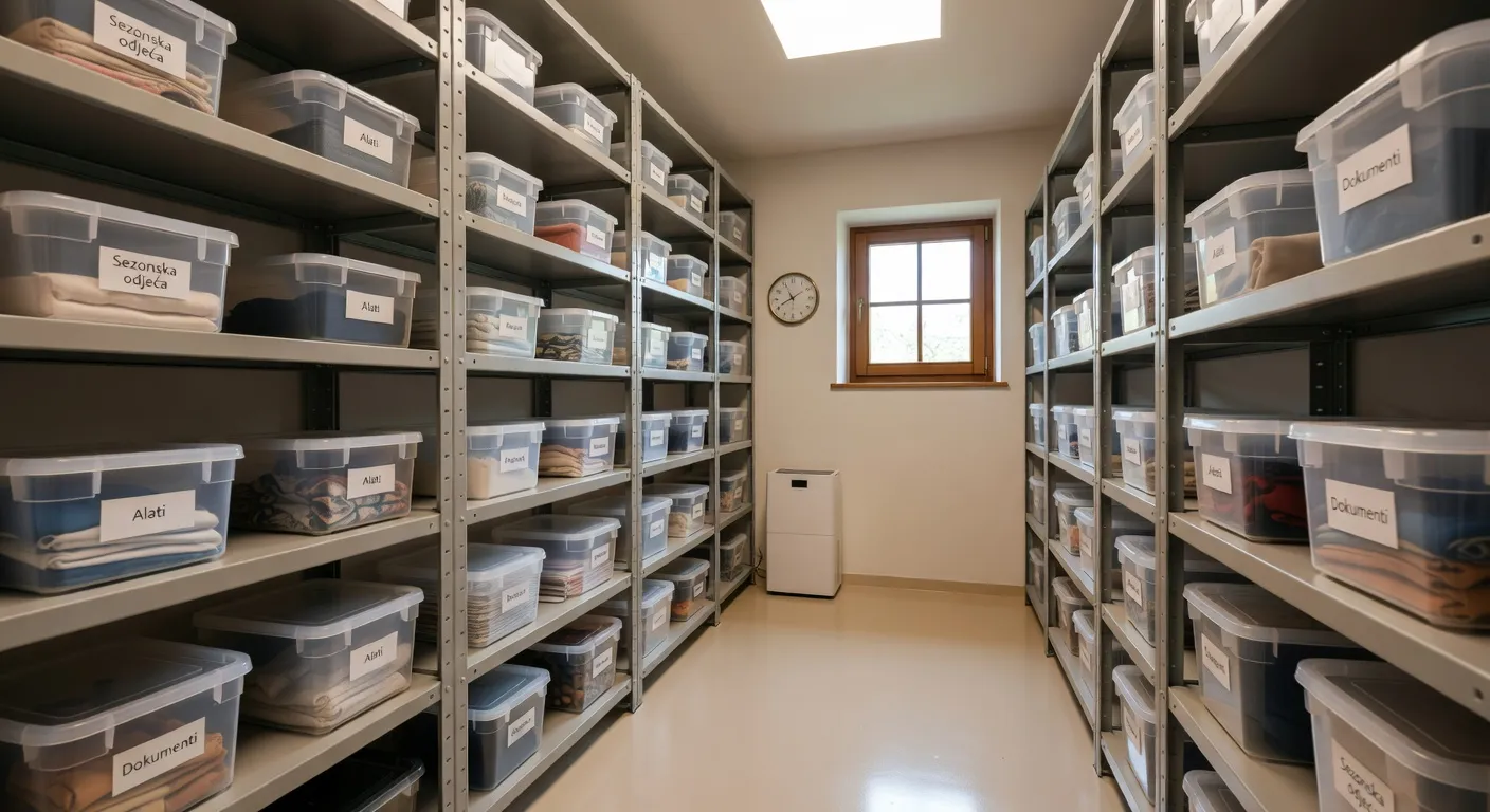 Kako organizirati ostavnu prostoriju za maksimalnu efikasnost