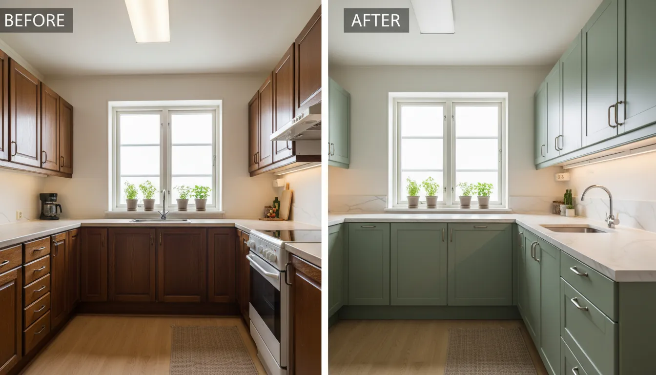 Kako osvježiti staru kuhinju bez velikih troškova — 10 praktičnih ideja za 2026.