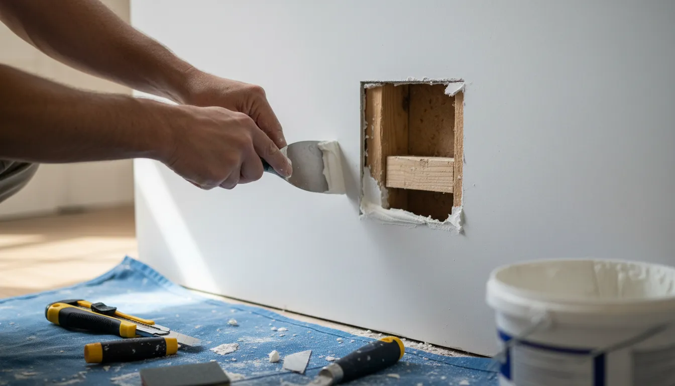 Kako popraviti rupu u zidu od knaufa: Vodič za uradi-sam u Hrvatskoj