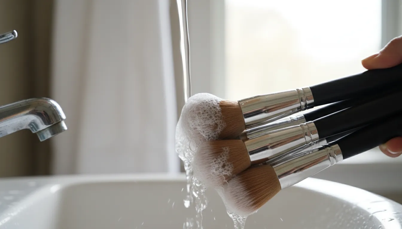 Kako pravilno očistiti kistove za šminku kod kuće — stručni vodič