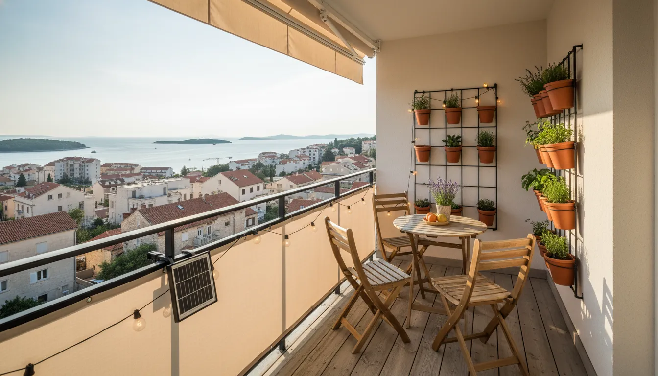 Kako urediti mali balkon za maksimalno opuštanje